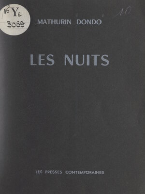 cover image of Les nuits